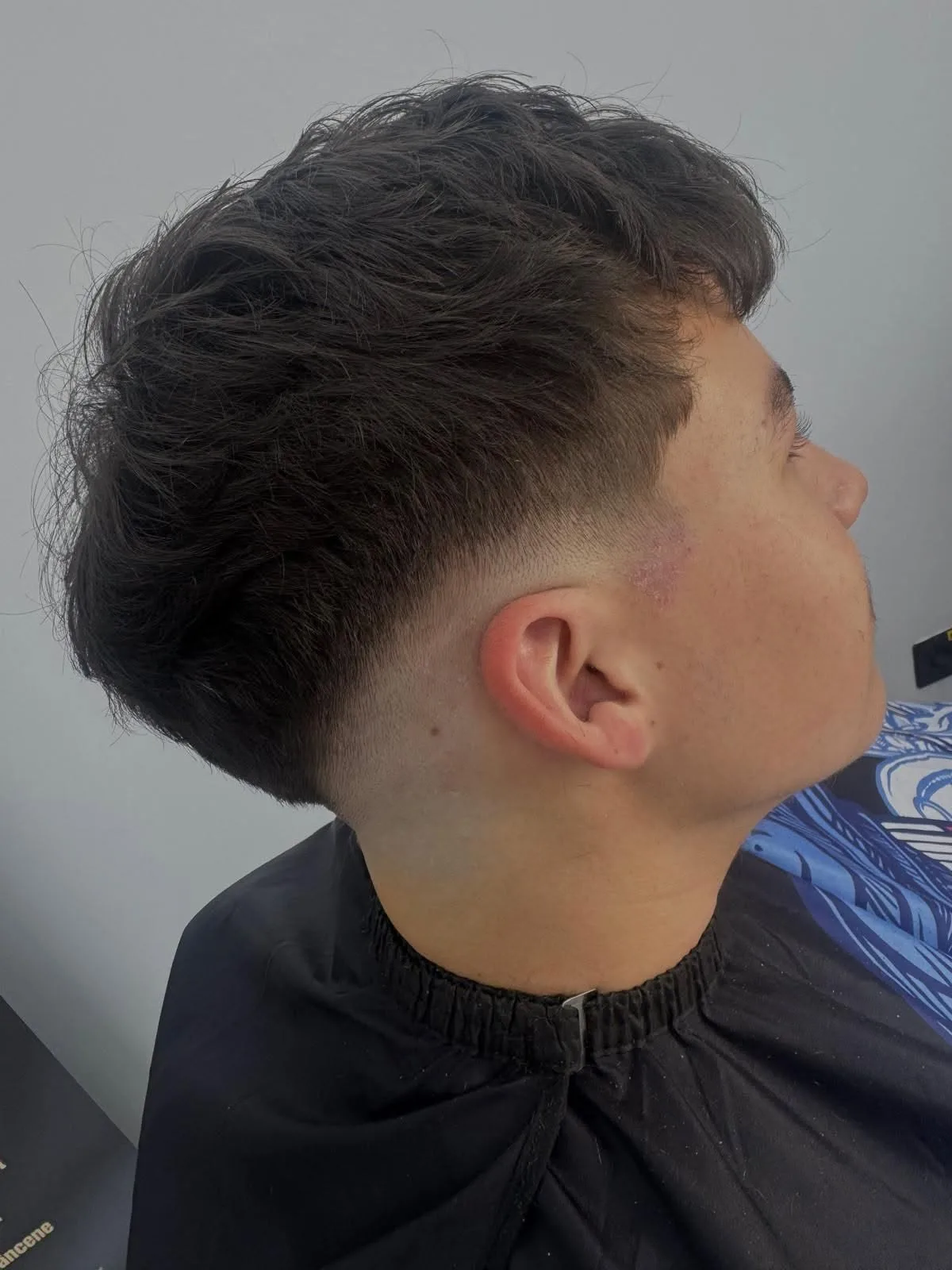 Tunsoare bărbătească realizată în salon